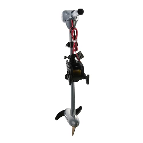Newport Kayak Series 36lb Thrust Transom Mounted Saltwater Electric Trolling Motor w/LED Battery Indicator (24" Shaft)