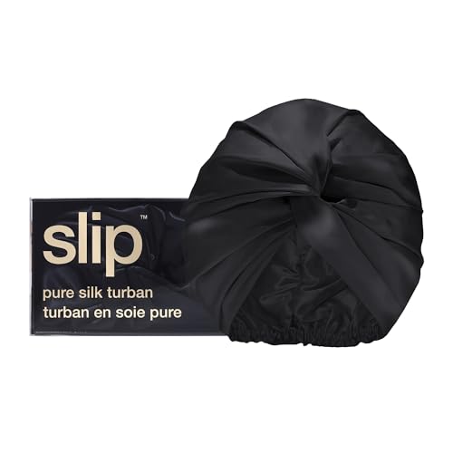 SLIP Pure Silk Turban| 100% Mulberry Silk, Ultra Soft & Gentle on Hair, Prevents Breakage & Frizz