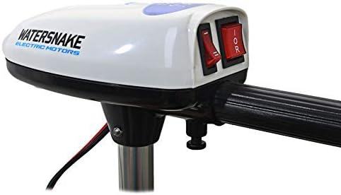 Watersnake T18 ASP - 18 Pound Thrust 12v Electric Saltwater Trolling Motor with Transom Mount
