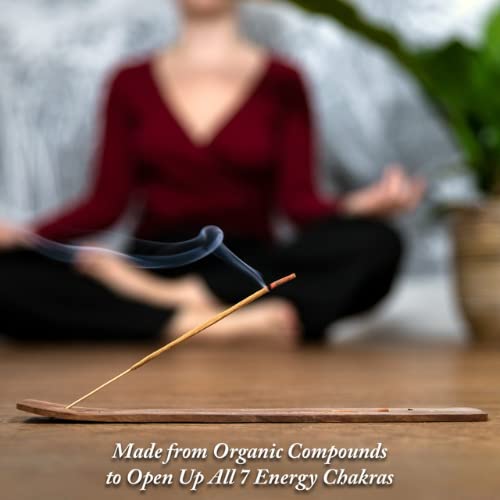 Hem Frankincense Myrrh Incense Sticks - 120 Count | Natural Air Purifying Aromatherapy | Calming and Cleansing Fragrance | Perfect for Meditation and Relaxation | Long-Lasting Burn.