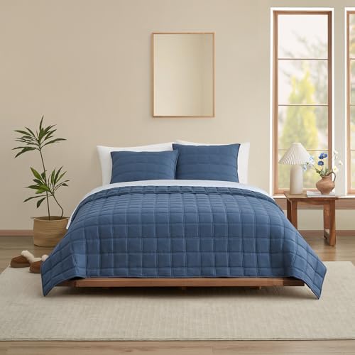 UGG Gizelle Full/Queen Quilt Set with 2 Pillow Shams Lightweight Bedding with Fluffy Reverse, All Season Washable & Hypoallergenic Bedding for Apartment or Dorm Essentials, Full/Queen, Cream