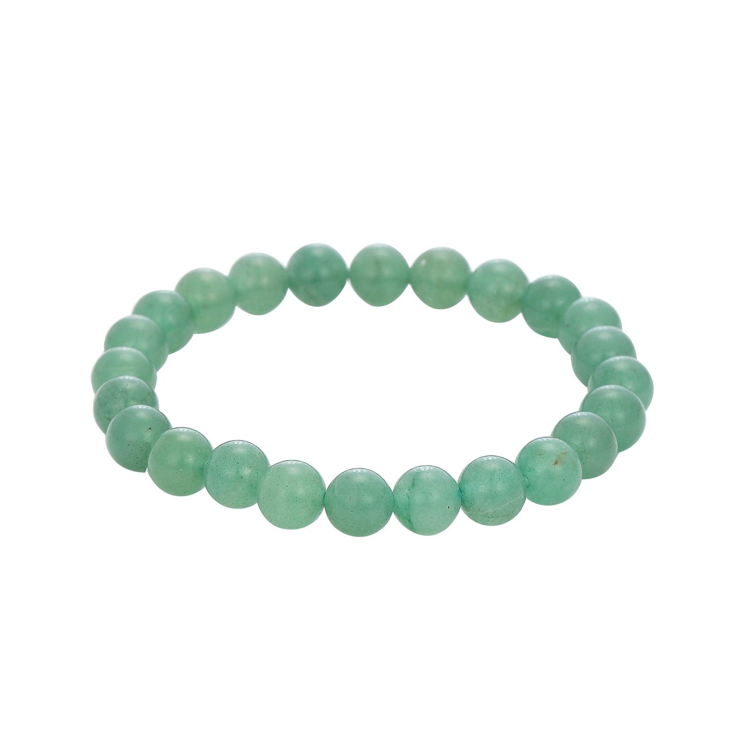 Crystal Vibe Handmade Natural Amethyst Bracelet for Women - Stretchable 8mm Bead Bracelet - Adjustable size Crystal Bracelet for Women