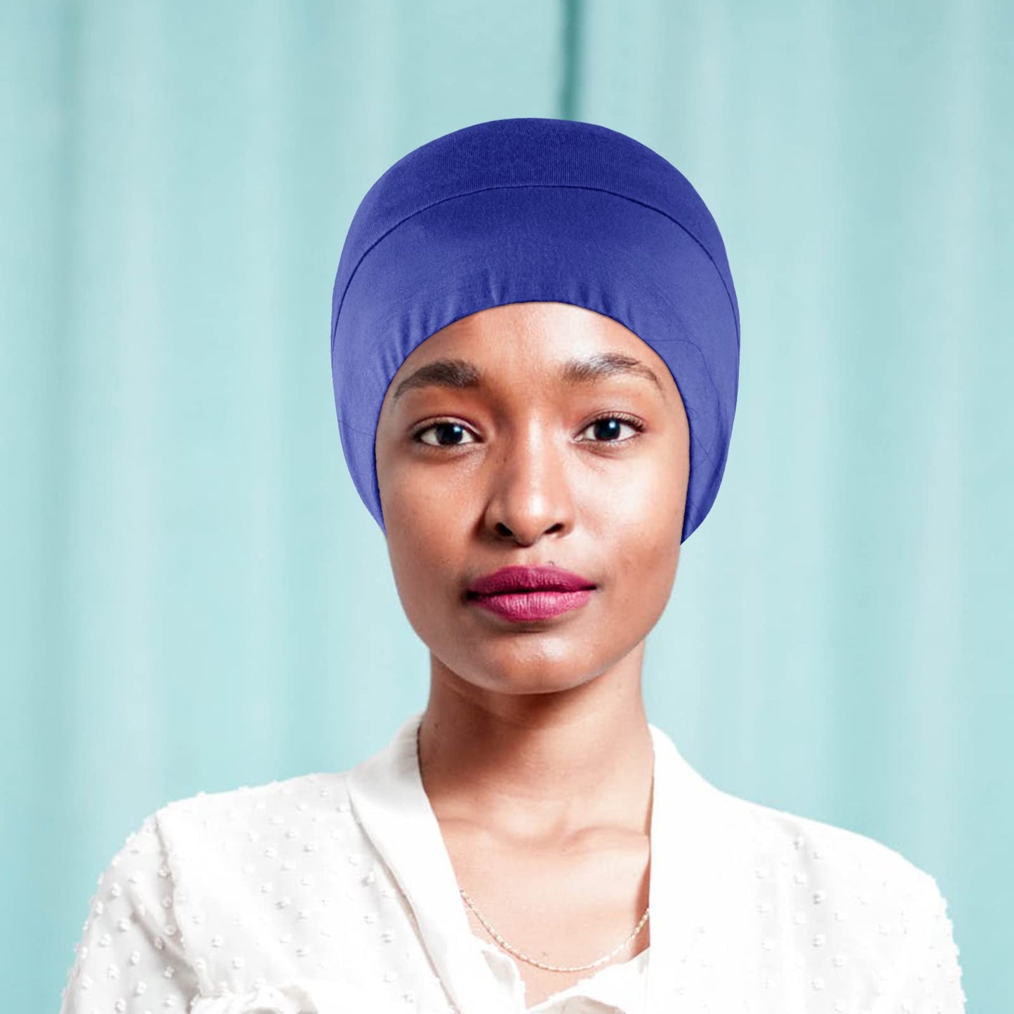 OLESILK 100% Mulberry Silk Bonnet for Sleeping Women, Silk Hair Wrap for Sleeping, Silk Sleep Bonnet for Women&Men, Real Silk, Not Satin, Reddish Brown