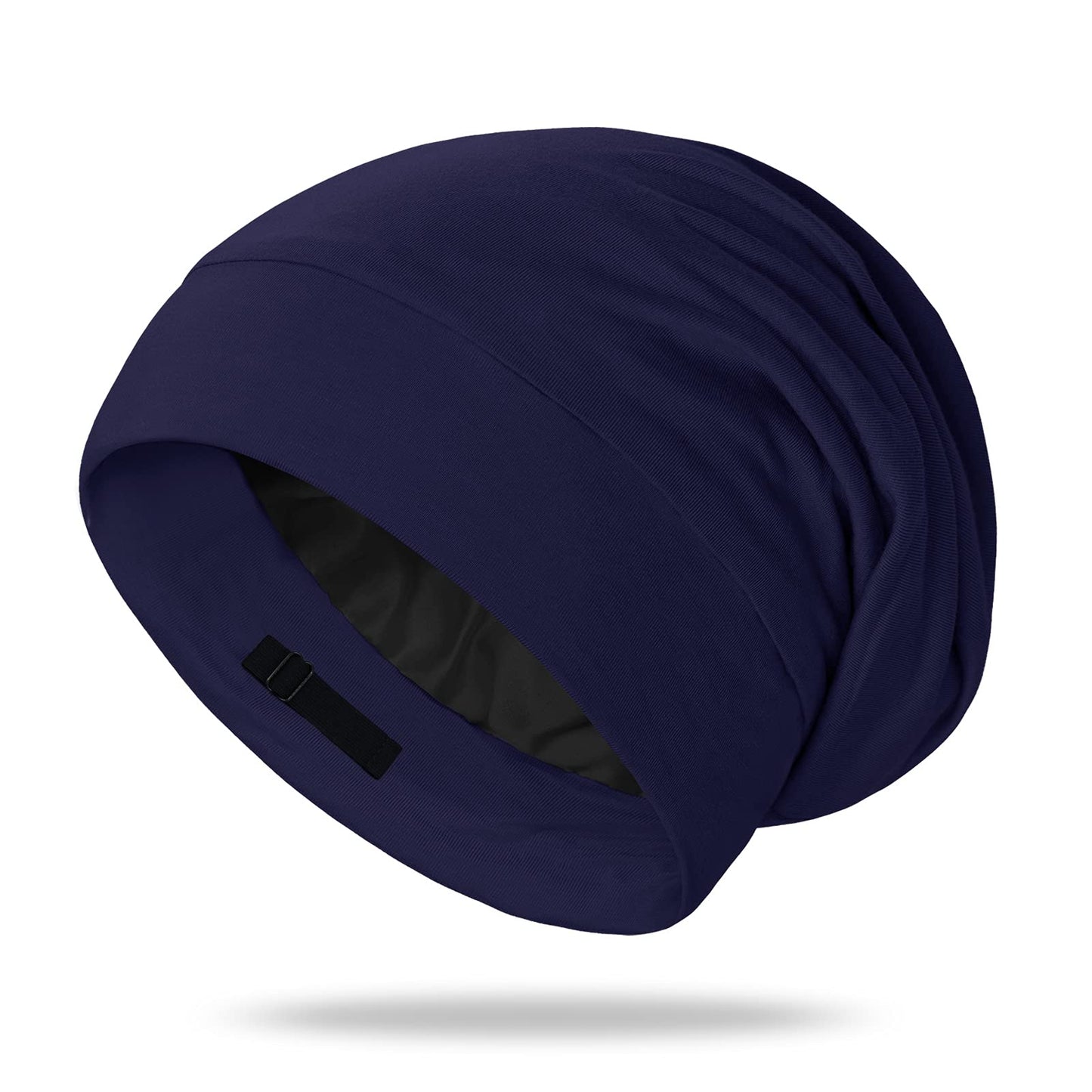 OLESILK 100% Mulberry Silk Bonnet for Sleeping Women, Silk Hair Wrap for Sleeping, Silk Sleep Bonnet for Women&Men, Real Silk, Not Satin, Reddish Brown