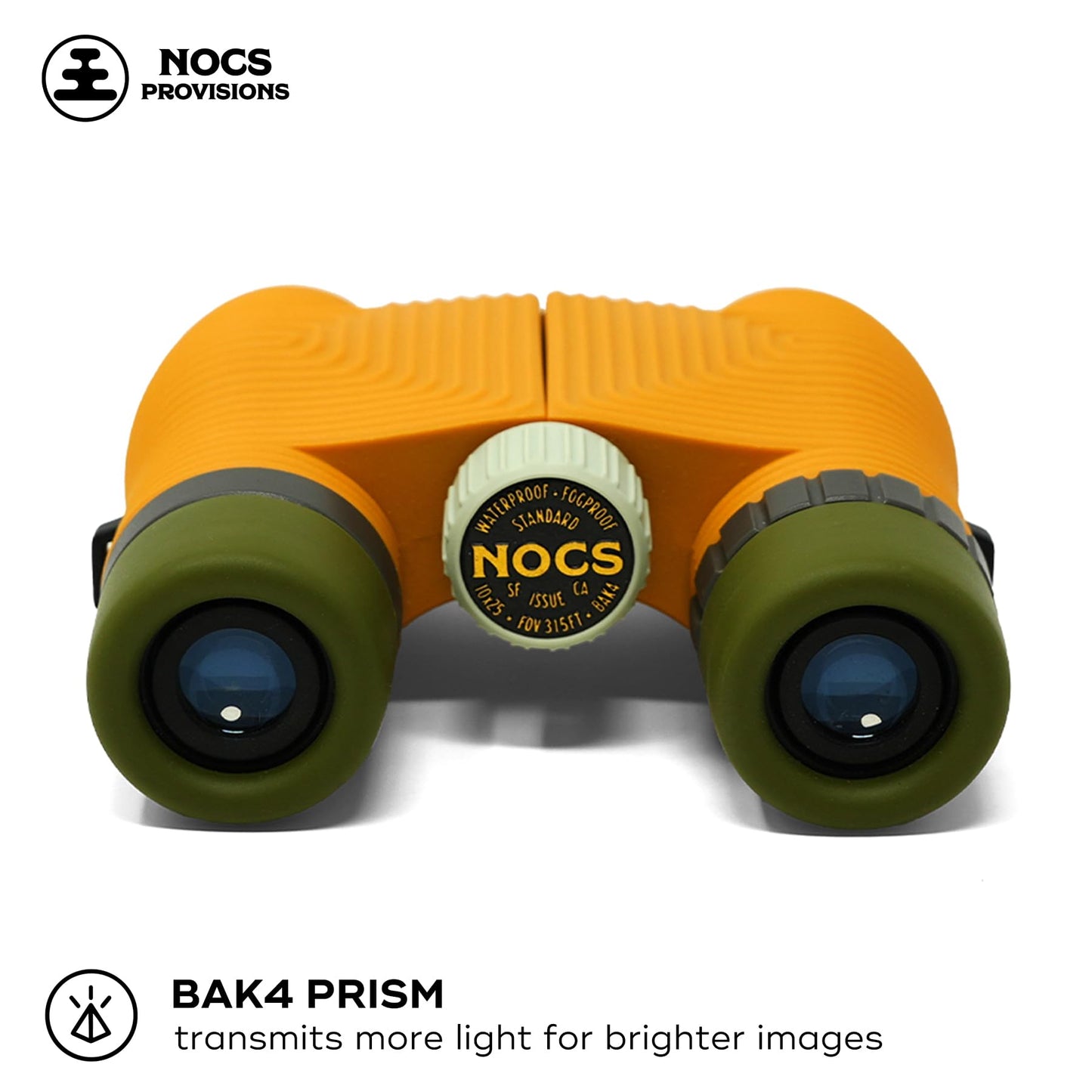 Nocs Provisions Standard Issue 8x25 Waterproof Binoculars, 8X Magnification, Bak4 Prism, Wide View Multi-Coated Lenses for Bird Watching, Hiking & Backpacking - Cobalt Blue II