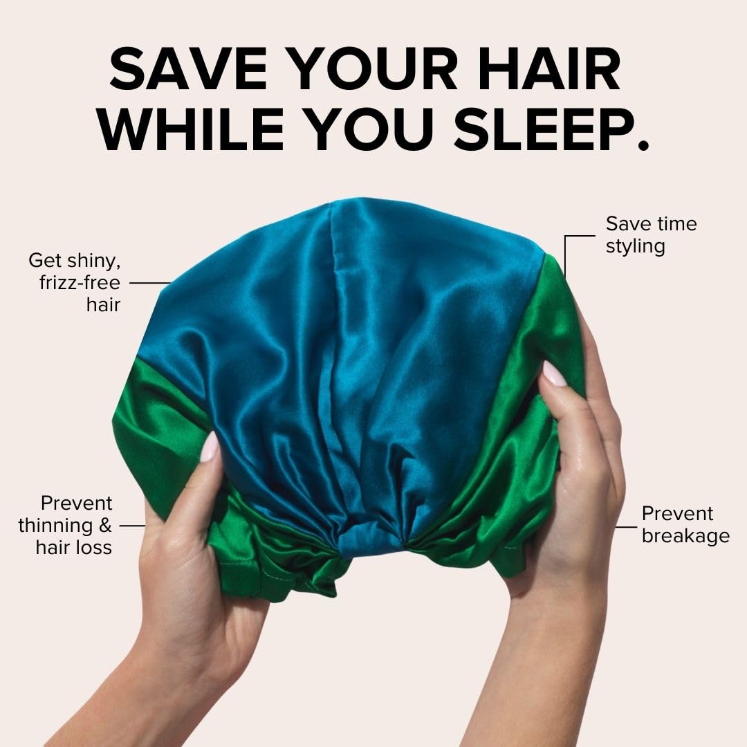 SILKE Hair Wrap | Silk Bonnet for Sleeping | 100% Luxurious Silk Hair Wrap for Sleeping