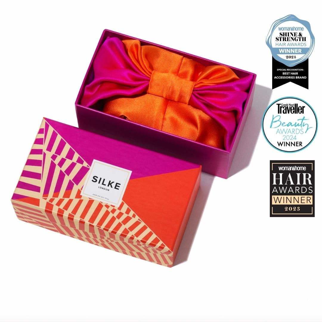 SILKE Hair Wrap | Silk Bonnet for Sleeping | 100% Luxurious Silk Hair Wrap for Sleeping