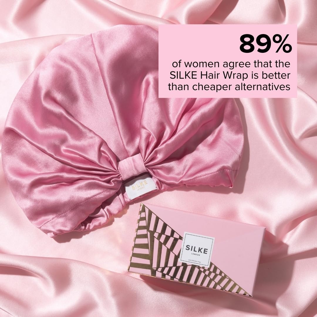 SILKE Hair Wrap | Silk Bonnet for Sleeping | 100% Luxurious Silk Hair Wrap for Sleeping