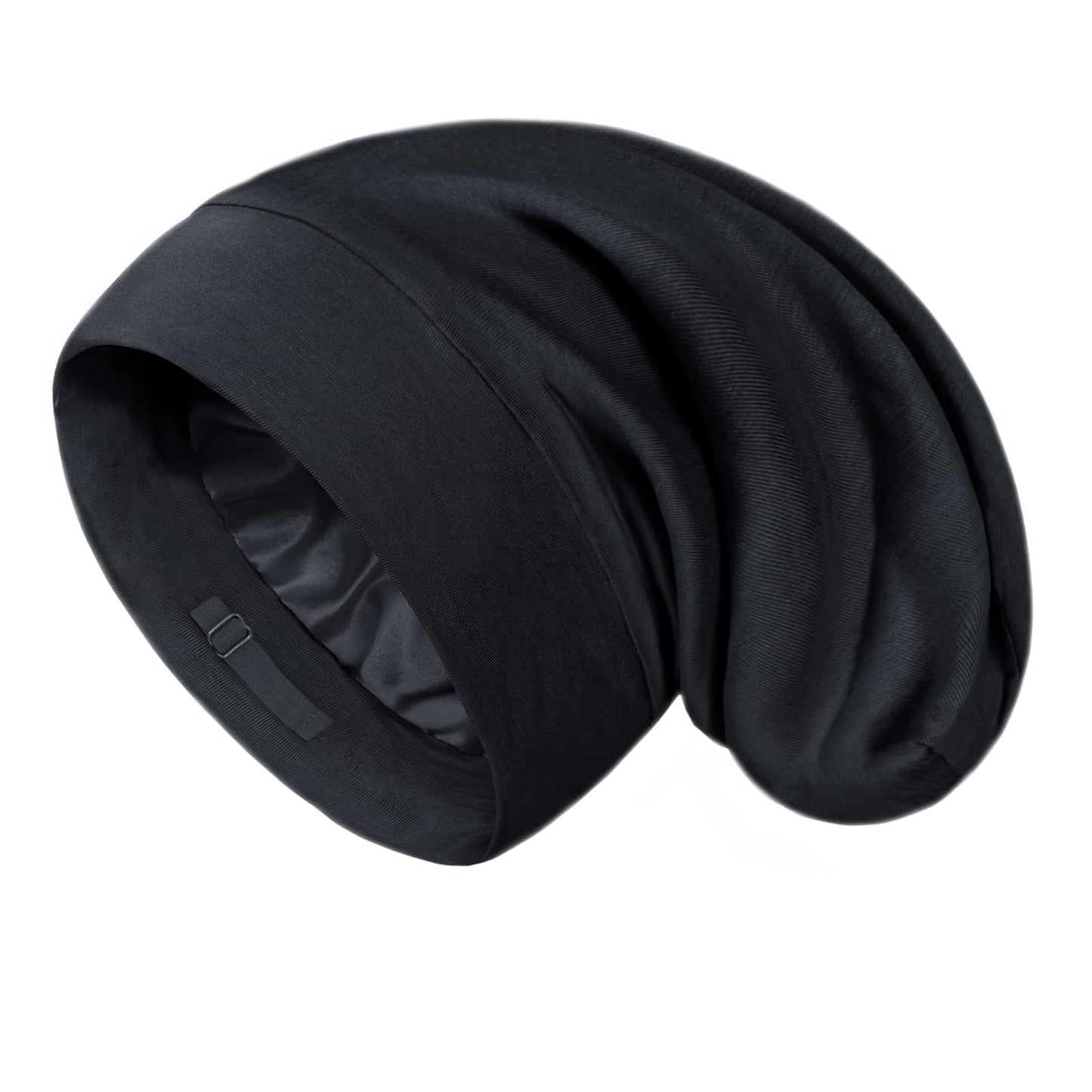OLESILK 100% Mulberry Silk Bonnet for Sleeping Women, Silk Hair Wrap for Sleeping, Silk Sleep Bonnet for Women&Men, Real Silk, Not Satin, Reddish Brown