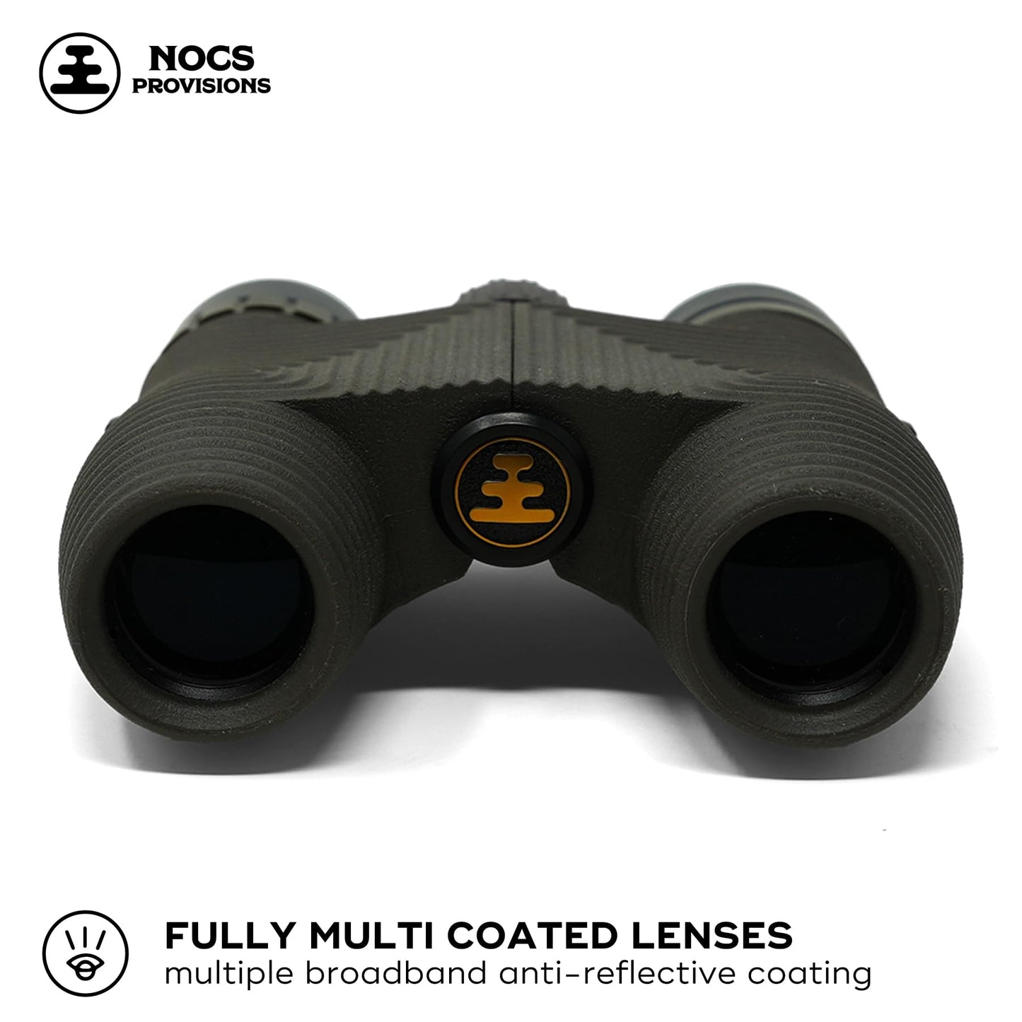 Nocs Provisions Standard Issue 8x25 Waterproof Binoculars, 8X Magnification, Bak4 Prism, Wide View Multi-Coated Lenses for Bird Watching, Hiking & Backpacking - Cobalt Blue II