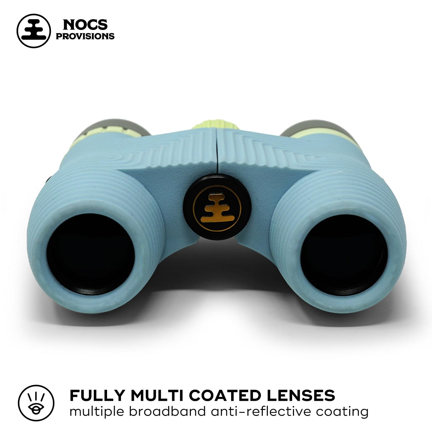 Nocs Provisions Standard Issue 8x25 Waterproof Binoculars, 8X Magnification, Bak4 Prism, Wide View Multi-Coated Lenses for Bird Watching, Hiking & Backpacking - Cobalt Blue II