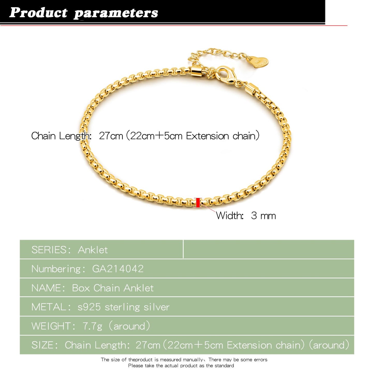 Dankadi Women 925 Sterling Silver Anklets Bracelet Men Simple Chopin/Box Chain/Twist Rope Chain Summer Beach Foot 24k Gold Plated Jewelry Gift