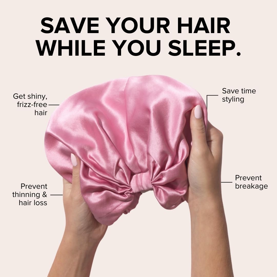 SILKE Hair Wrap | Silk Bonnet for Sleeping | 100% Luxurious Silk Hair Wrap for Sleeping