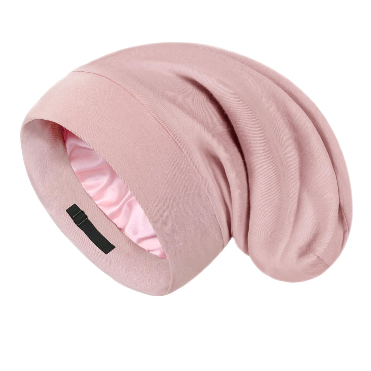 OLESILK 100% Mulberry Silk Bonnet for Sleeping Women, Silk Hair Wrap for Sleeping, Silk Sleep Bonnet for Women&Men, Real Silk, Not Satin, Reddish Brown