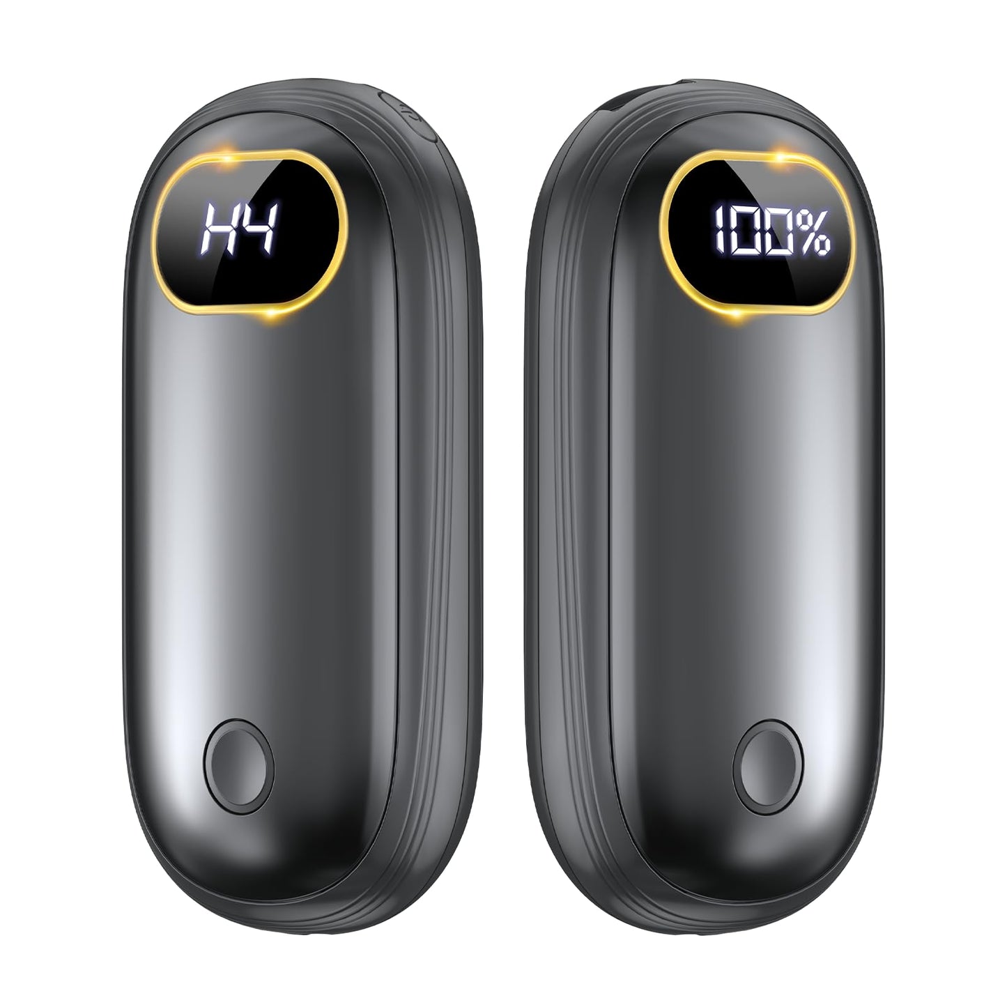 Hand Warmers Rechargeable - Electric Hand Warmers 2 Pack with Dual-Sided Heating for 15Hrs Warmth, LED Display & Flashlight, Hunting Essentials, Gifts for Christmas Man Women Raynauds Golf