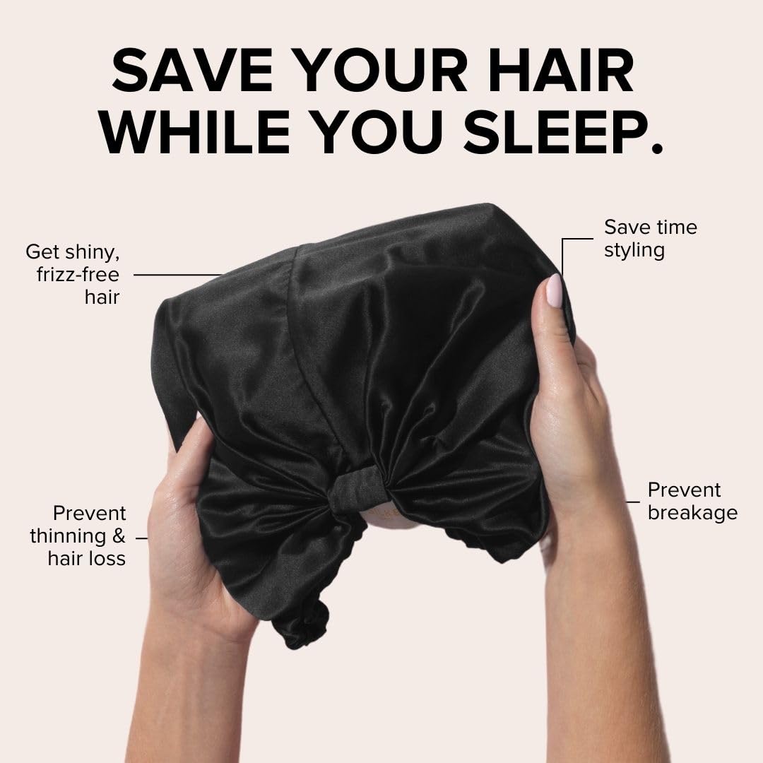 SILKE Hair Wrap | Silk Bonnet for Sleeping | 100% Luxurious Silk Hair Wrap for Sleeping