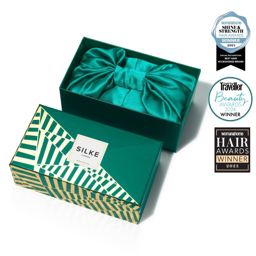 SILKE Hair Wrap | Silk Bonnet for Sleeping | 100% Luxurious Silk Hair Wrap for Sleeping