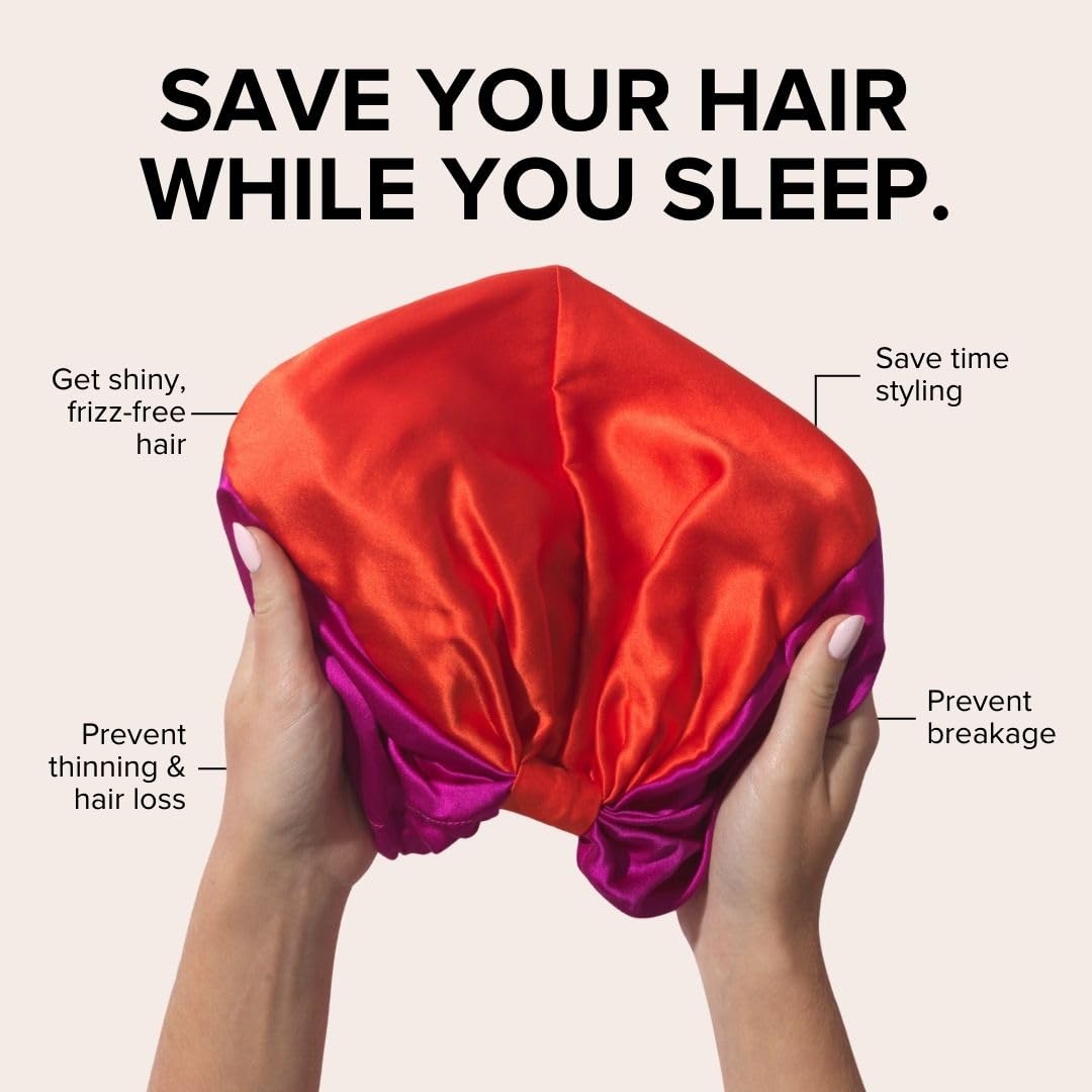 SILKE Hair Wrap | Silk Bonnet for Sleeping | 100% Luxurious Silk Hair Wrap for Sleeping
