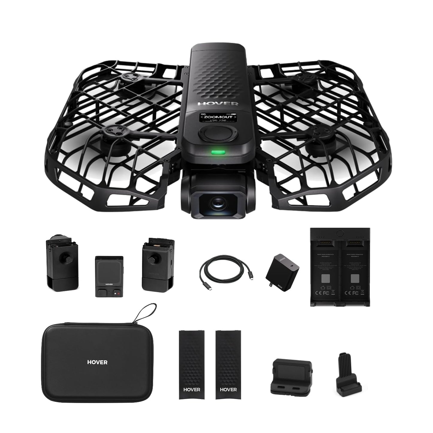 HOVERAir X1 PROMAX 8K Drone with Camera, Foldable Action Flying Camera with 42 KM/H Follow Speed, 15+ Fully Automatic Flight Modes, Fly Anywhere with OmniTerrain, SmoothCapture 2.0(Fly Joy Combo)