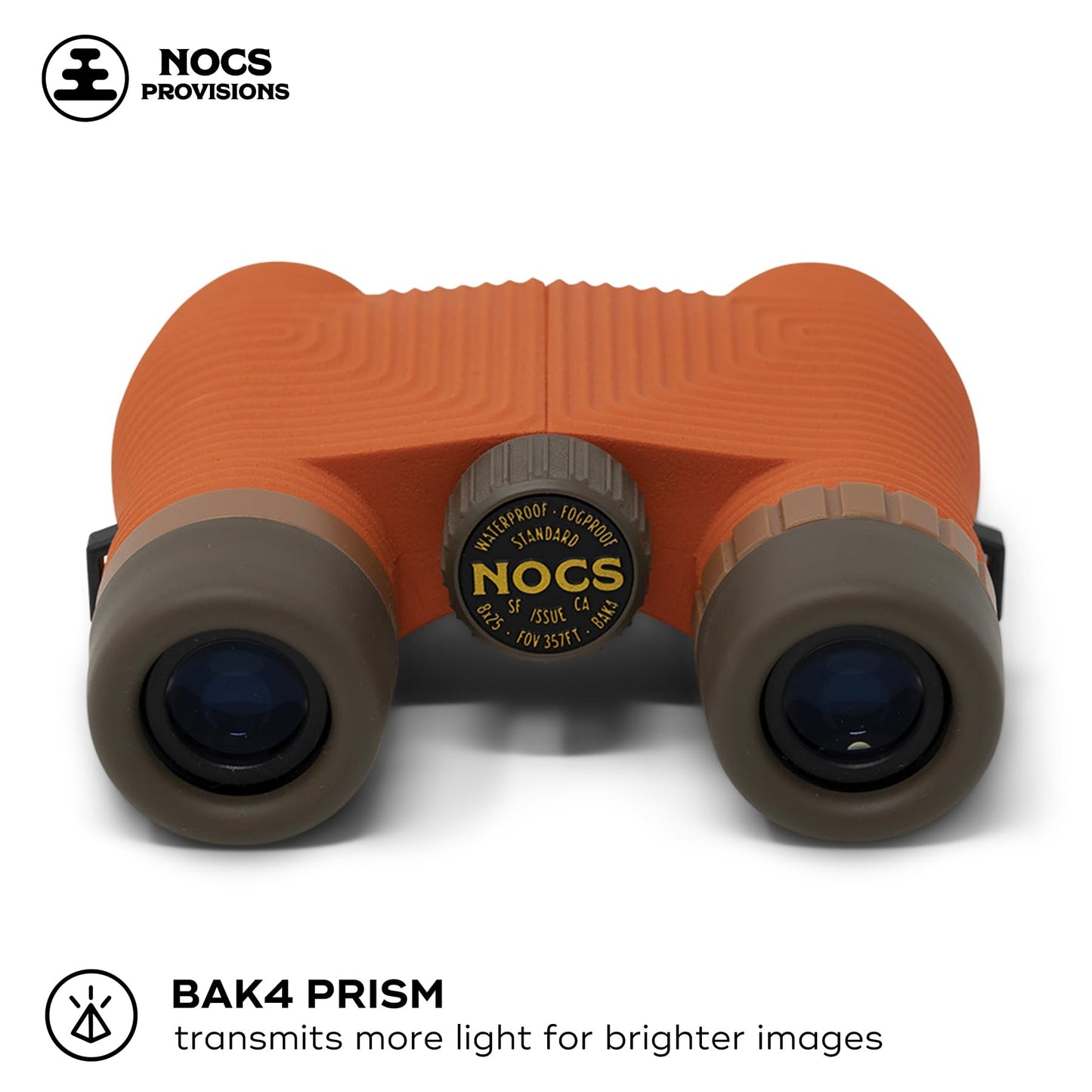 Nocs Provisions Standard Issue 8x25 Waterproof Binoculars, 8X Magnification, Bak4 Prism, Wide View Multi-Coated Lenses for Bird Watching, Hiking & Backpacking - Cobalt Blue II