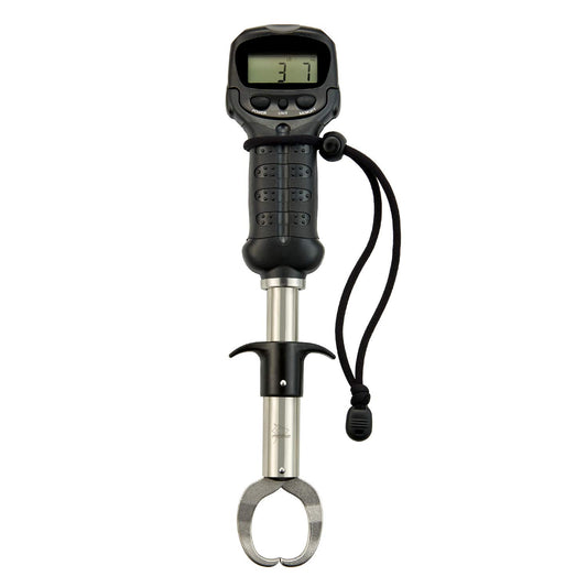 Piscifun Fish Gripper with Digital Fish Scale, Memory Function Fishing Scale, Save Up to Most 10 Set of Weight, Saltwater-Resistant, Portable Stainless Steel Fish Lip Gripper, Fishing Gear Gift