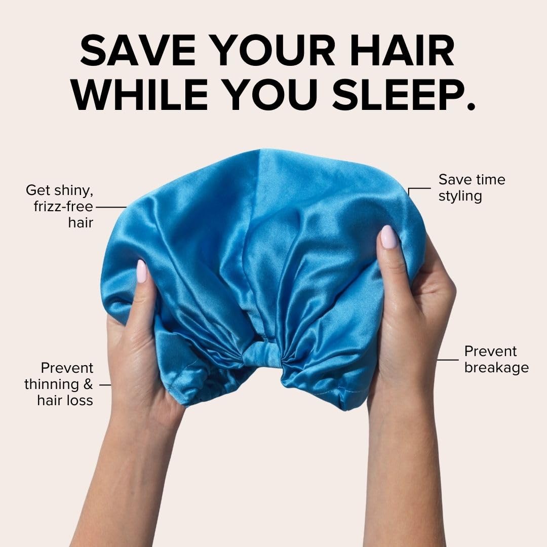 SILKE Hair Wrap | Silk Bonnet for Sleeping | 100% Luxurious Silk Hair Wrap for Sleeping