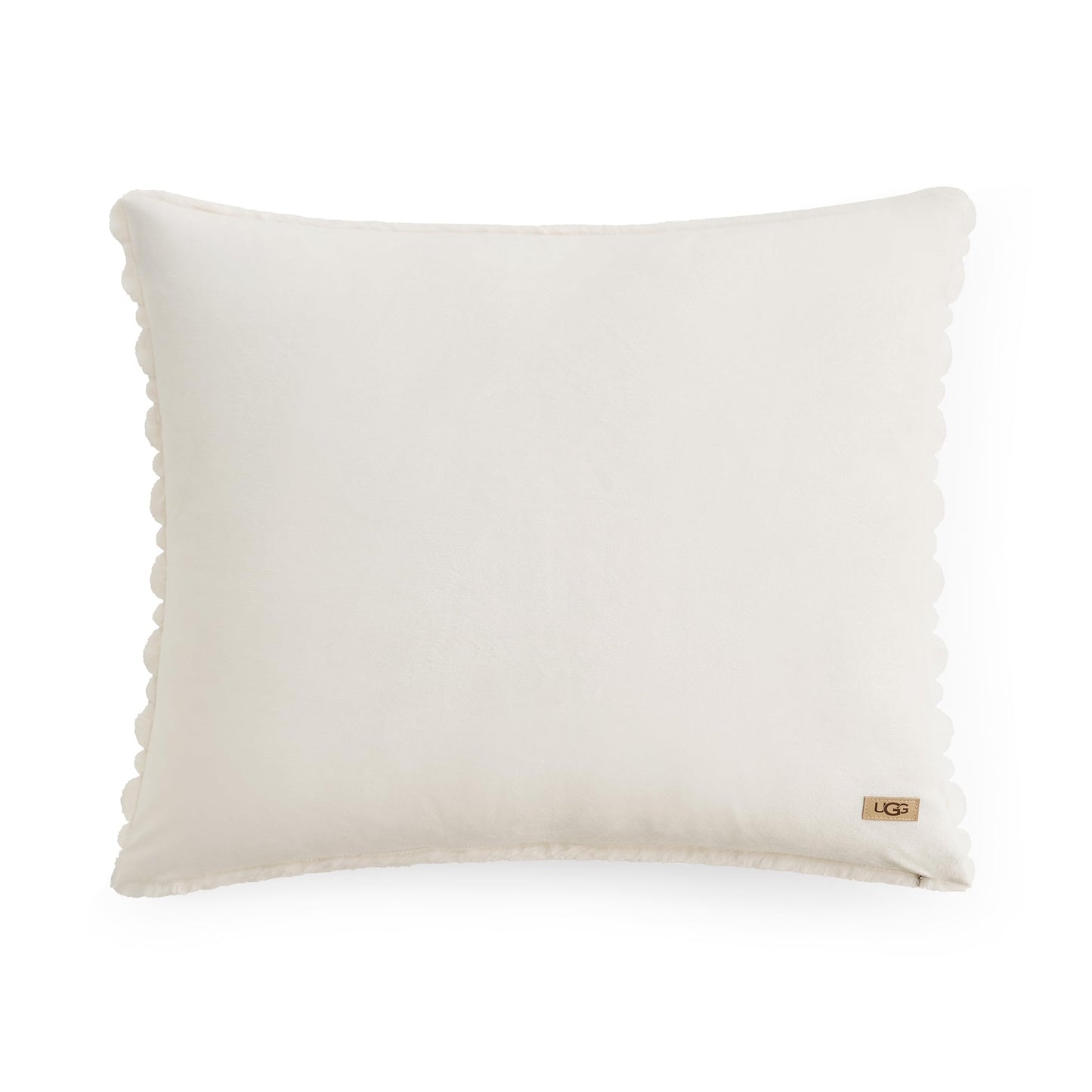 UGG Brinkley Full/Queen Comforter Set – Plush Faux Fur Bedding for Cozy Farmhouse & Boho Chic Decor, Hotel-Style Comforter Full/Queen Size with 2 Pillow Shams, Soft Bedding Set, Snow White