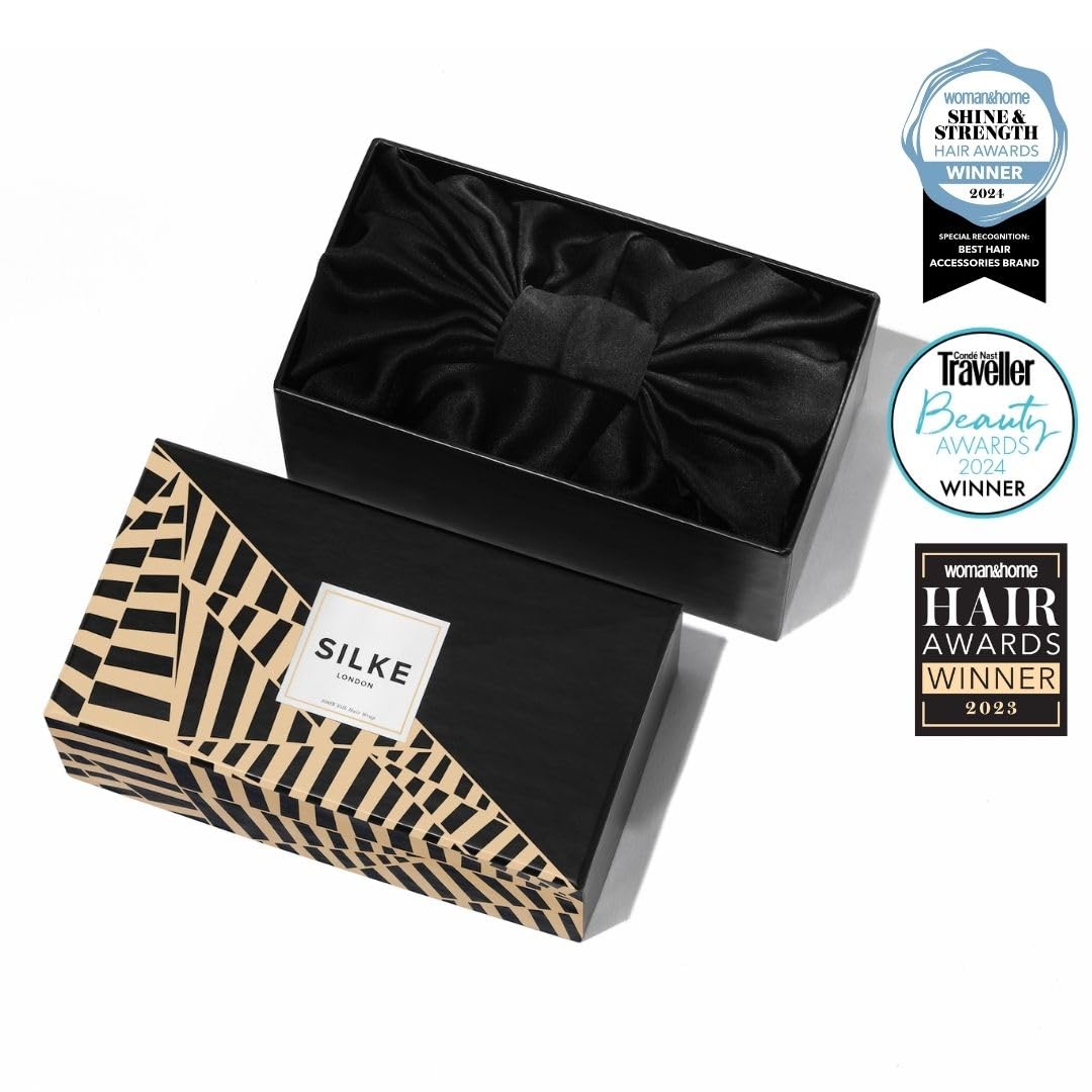 SILKE Hair Wrap | Silk Bonnet for Sleeping | 100% Luxurious Silk Hair Wrap for Sleeping