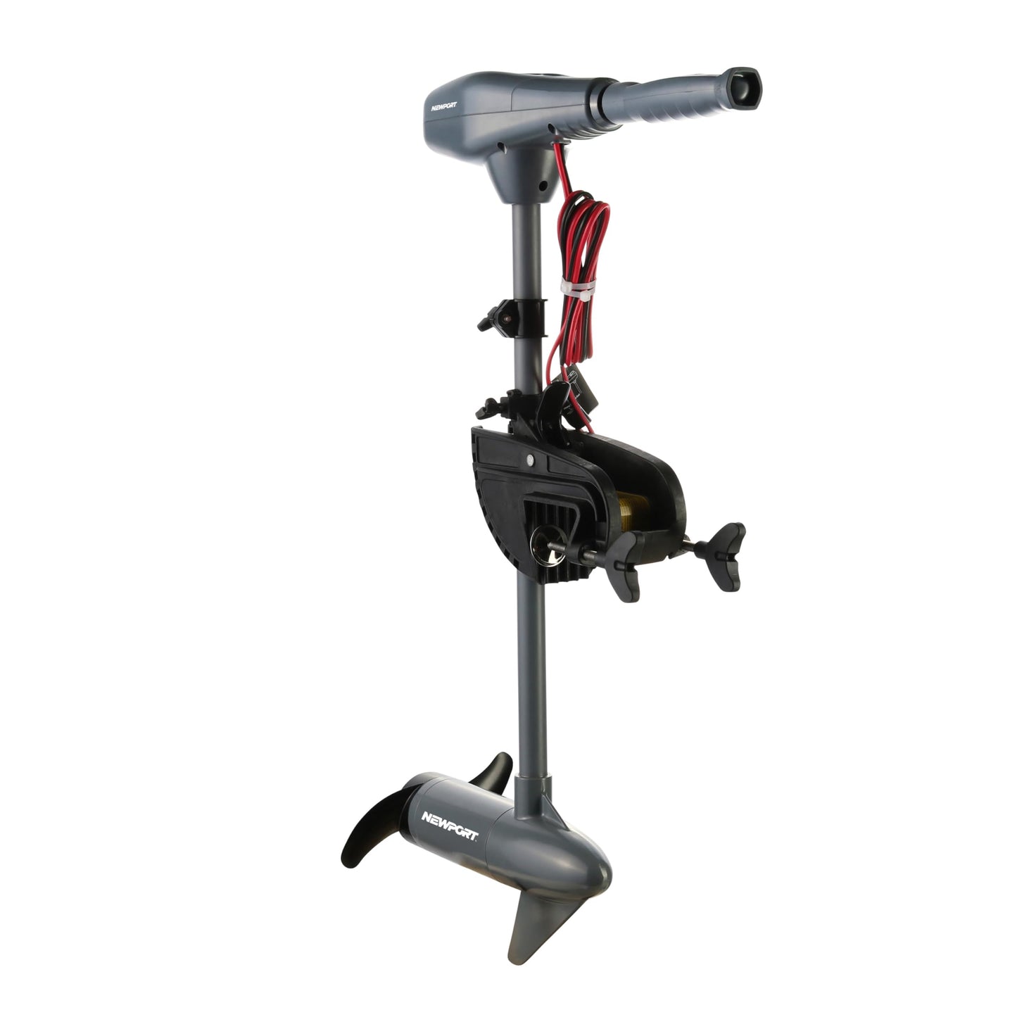 Newport Kayak Series 36lb Thrust Transom Mounted Saltwater Electric Trolling Motor w/LED Battery Indicator (24" Shaft)