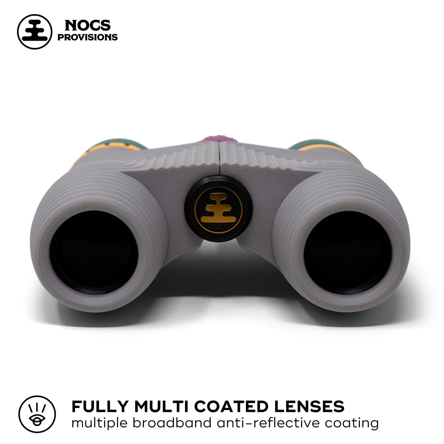Nocs Provisions Standard Issue 8x25 Waterproof Binoculars, 8X Magnification, Bak4 Prism, Wide View Multi-Coated Lenses for Bird Watching, Hiking & Backpacking - Cobalt Blue II