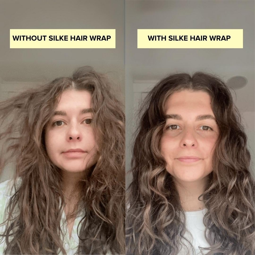 SILKE Hair Wrap | Silk Bonnet for Sleeping | 100% Luxurious Silk Hair Wrap for Sleeping