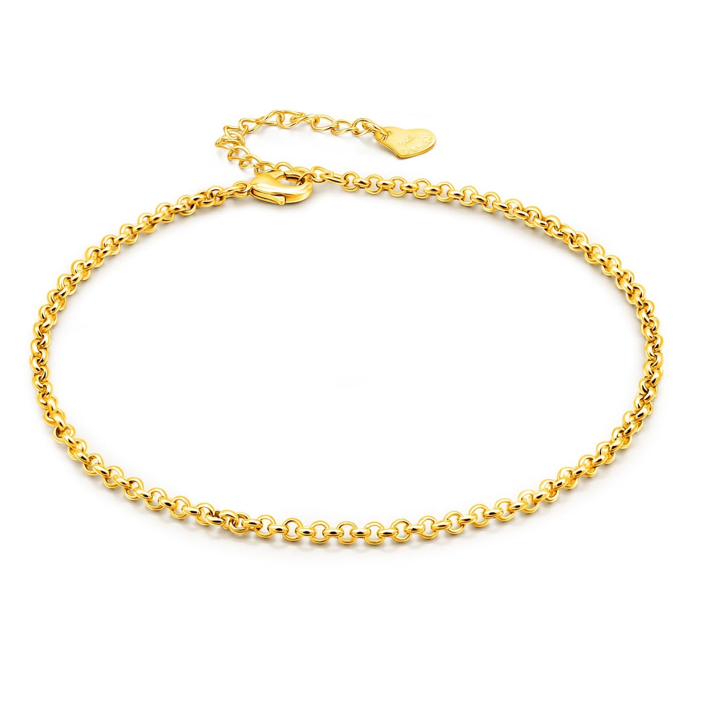 Dankadi Women 925 Sterling Silver Anklets Bracelet Men Simple Chopin/Box Chain/Twist Rope Chain Summer Beach Foot 24k Gold Plated Jewelry Gift
