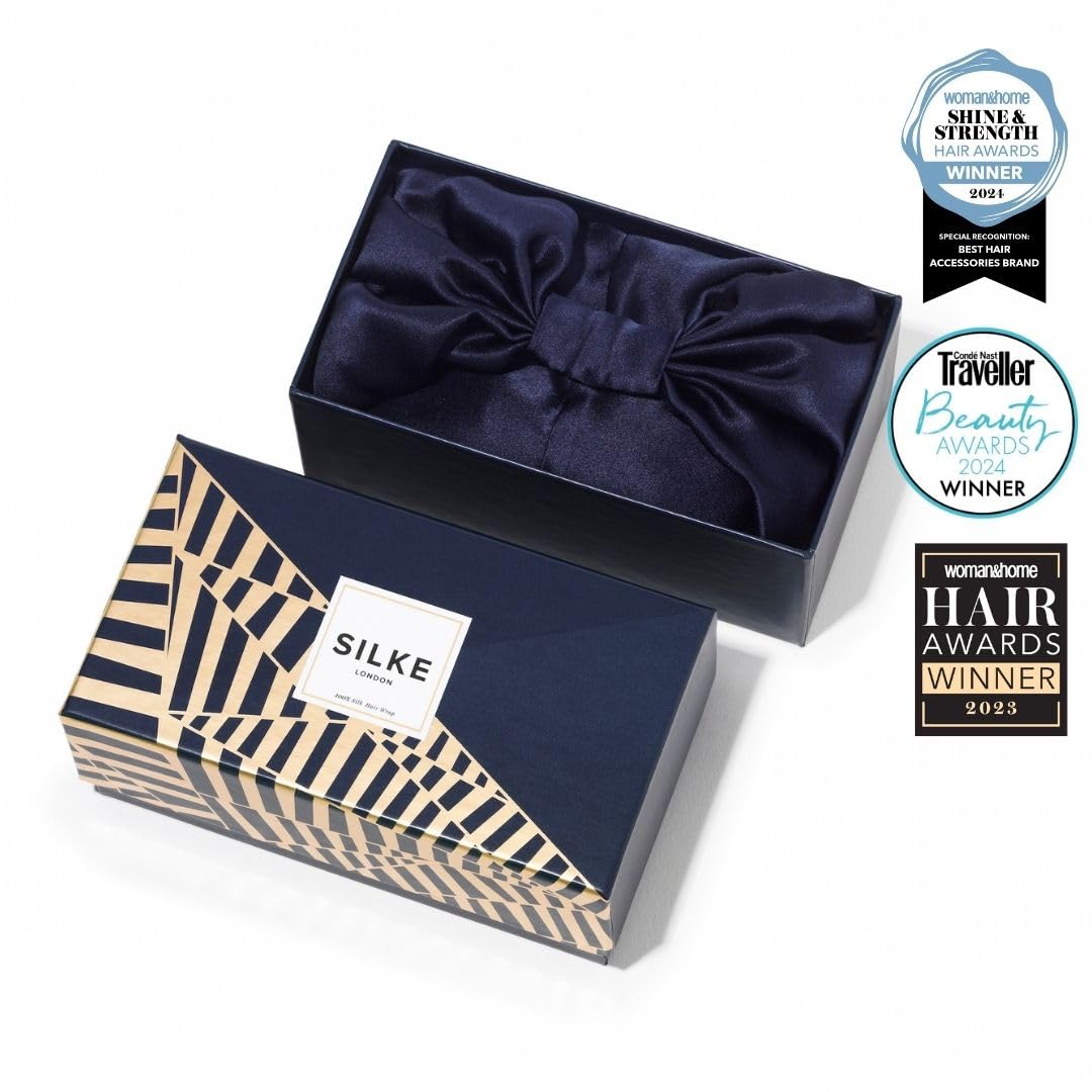 SILKE Hair Wrap | Silk Bonnet for Sleeping | 100% Luxurious Silk Hair Wrap for Sleeping