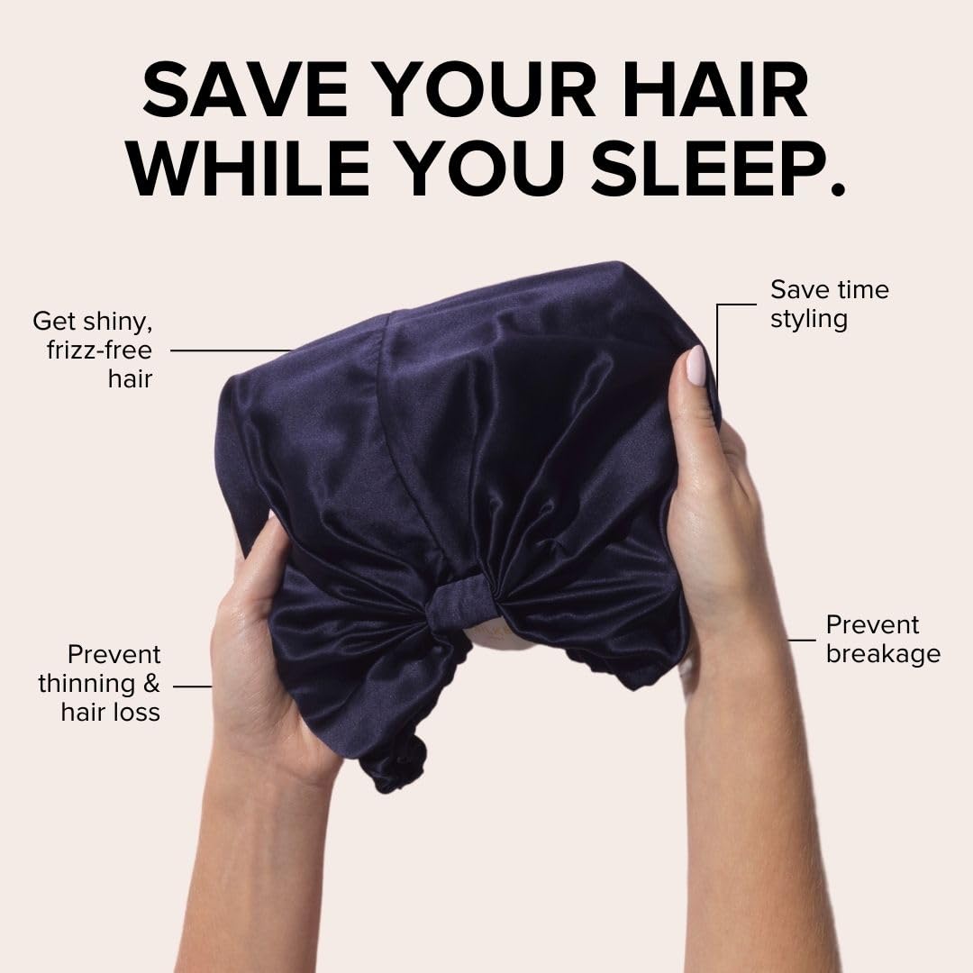 SILKE Hair Wrap | Silk Bonnet for Sleeping | 100% Luxurious Silk Hair Wrap for Sleeping