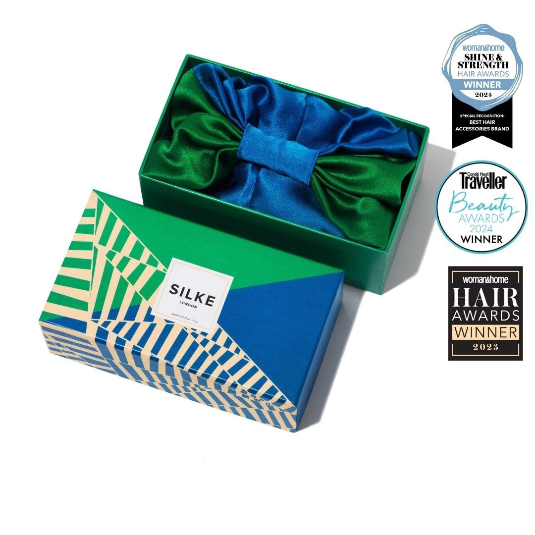 SILKE Hair Wrap | Silk Bonnet for Sleeping | 100% Luxurious Silk Hair Wrap for Sleeping