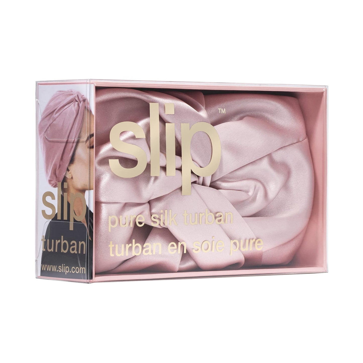 SLIP Pure Silk Turban| 100% Mulberry Silk, Ultra Soft & Gentle on Hair, Prevents Breakage & Frizz