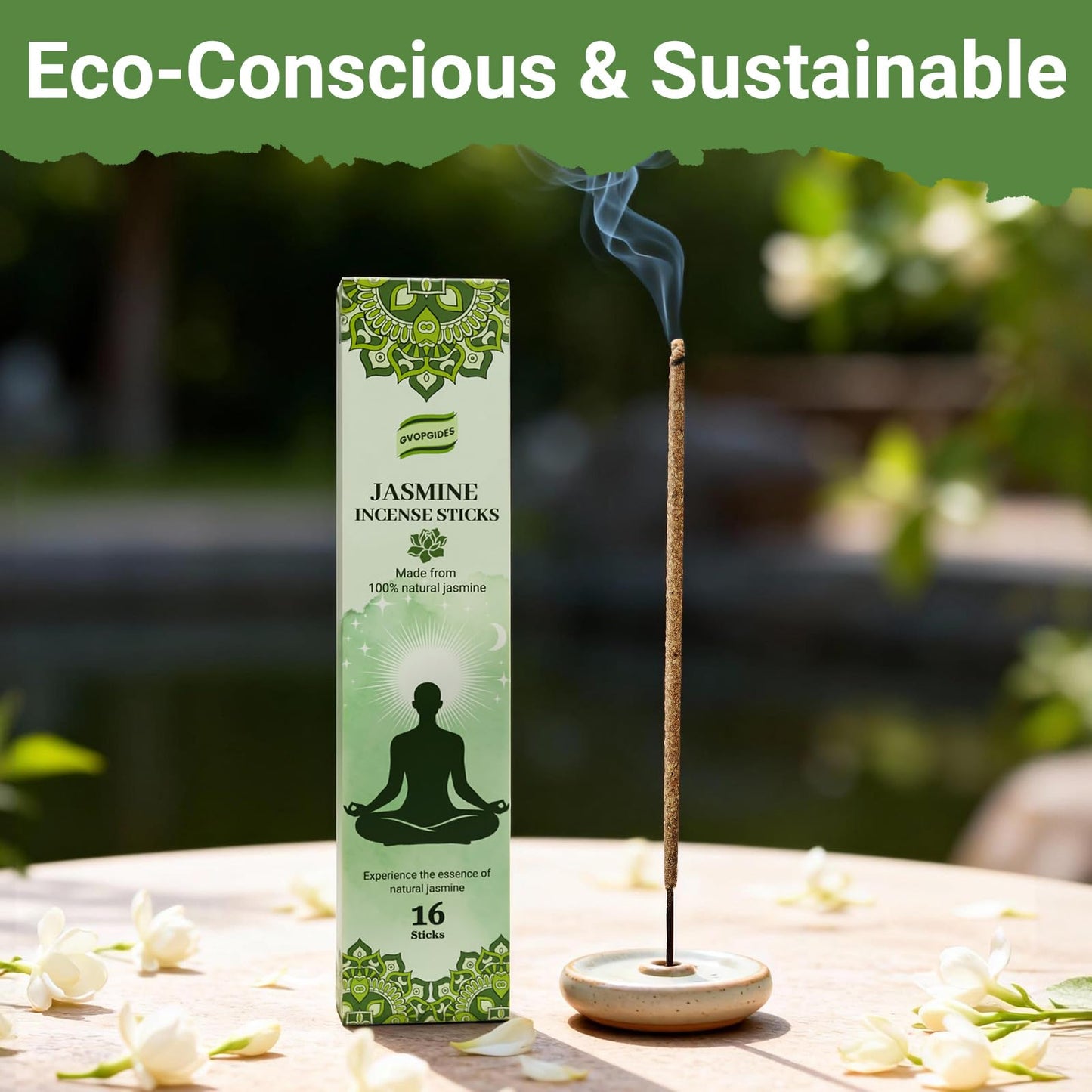 Lavender Incense Sticks Natural - 16 Sticks Handcrafted Lavender Sticks for Relaxation, Meditation, Yoga, Spiritual Purification & Home Ambiance | inciensos aromaticos para la casa