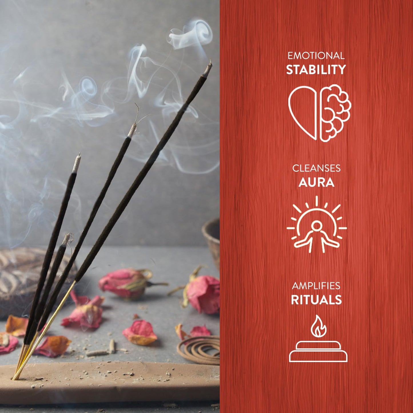 Hem Frankincense Myrrh Incense Sticks - 120 Count | Natural Air Purifying Aromatherapy | Calming and Cleansing Fragrance | Perfect for Meditation and Relaxation | Long-Lasting Burn.