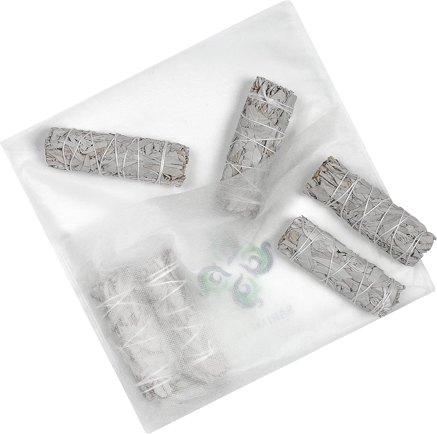 White Sage Smudge Sticks - 6 - 4" Sage Bundles - Perfect Sage Stick Smudge Sticks Smudging Kit Replenishment