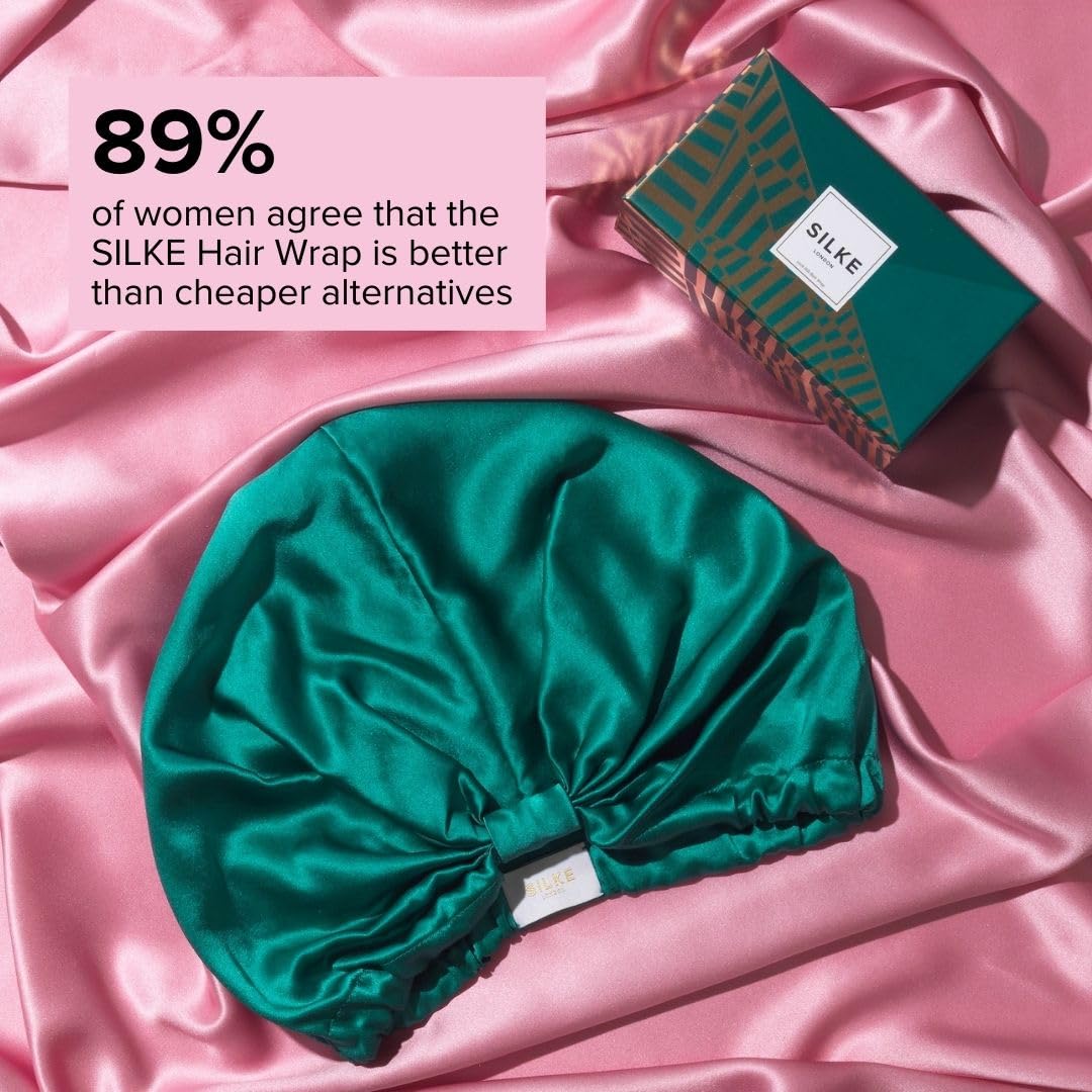 SILKE Hair Wrap | Silk Bonnet for Sleeping | 100% Luxurious Silk Hair Wrap for Sleeping
