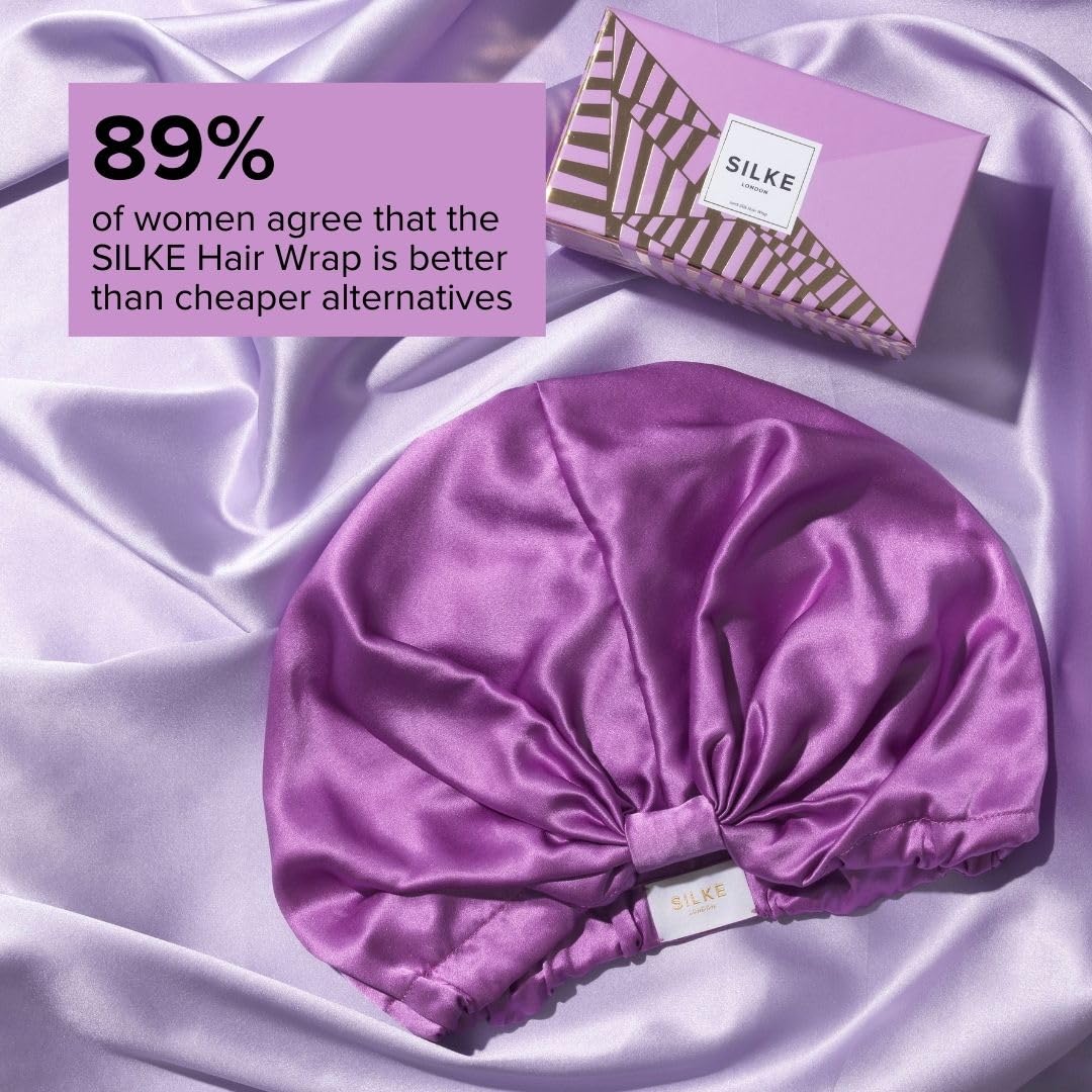 SILKE Hair Wrap | Silk Bonnet for Sleeping | 100% Luxurious Silk Hair Wrap for Sleeping