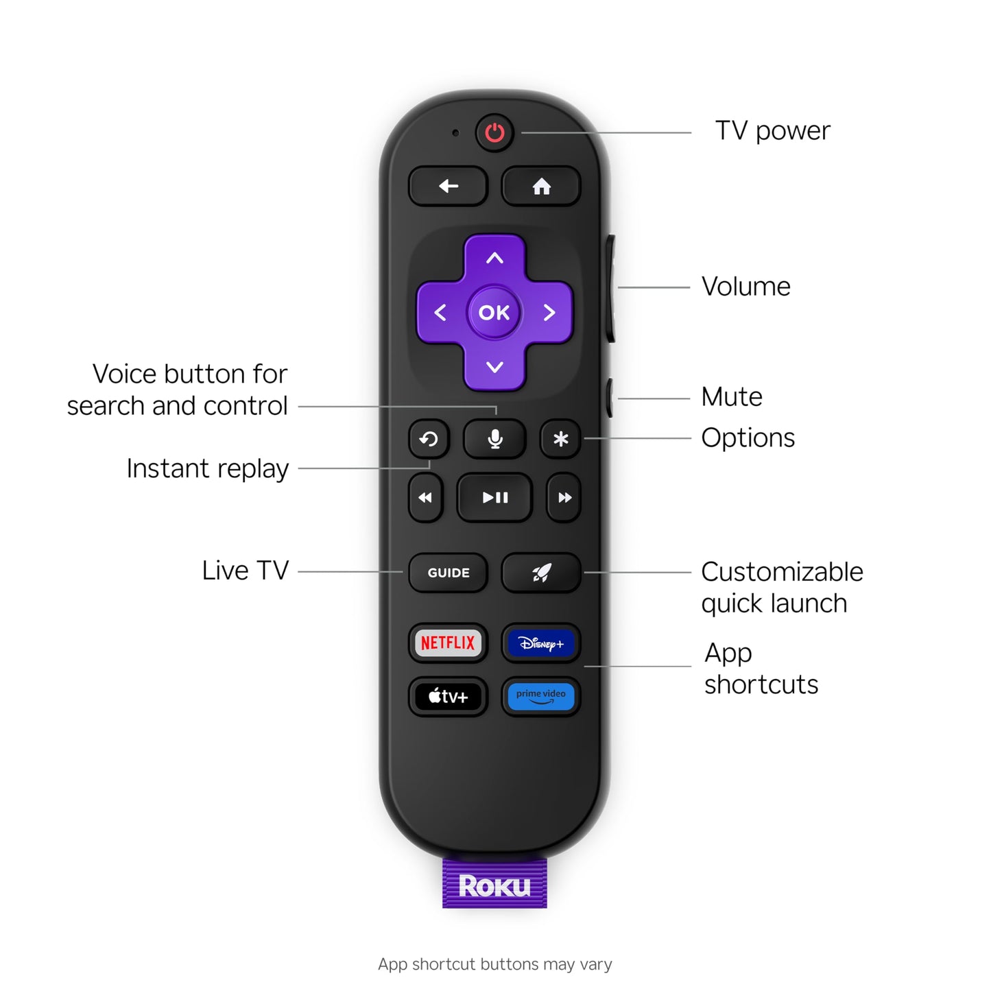 Roku Smart TV – 43-Inch Select Series, 4K HDR TV – RokuTV with Enhanced Voice Remote – Flat Screen LED Television with Wi-Fi for Streaming Live Local News, Sports, Family Entertainment