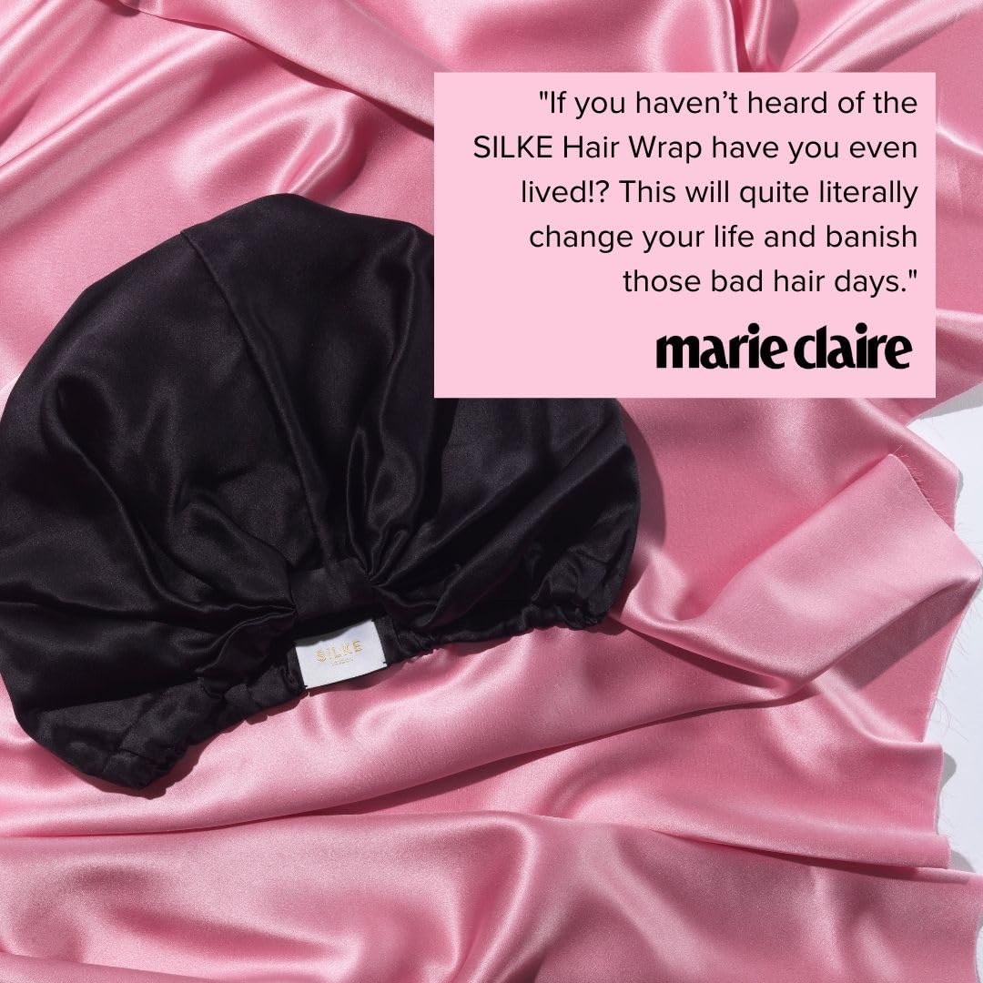 SILKE Hair Wrap | Silk Bonnet for Sleeping | 100% Luxurious Silk Hair Wrap for Sleeping