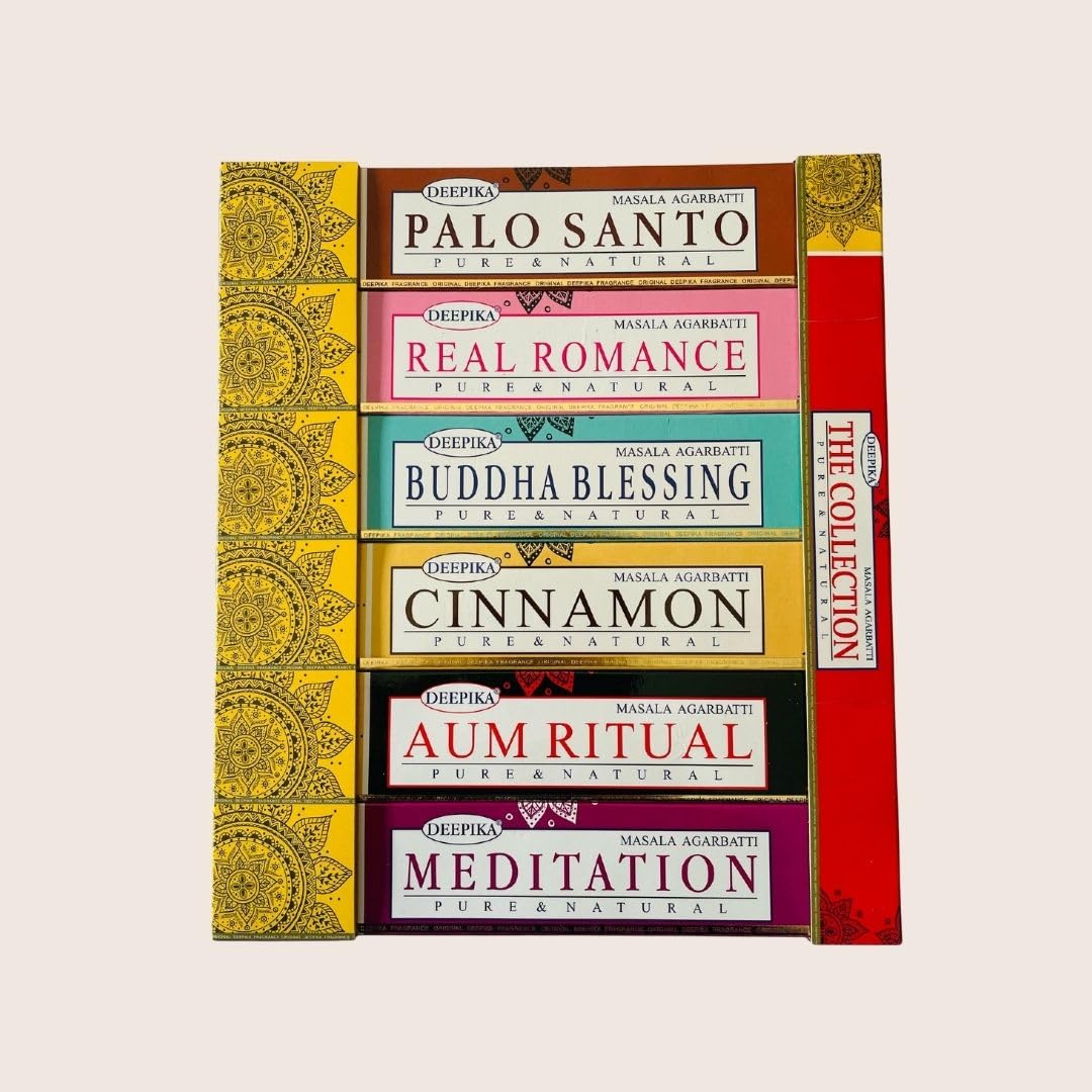 Satya Premium Mix Assorted Incense Sticks Set of 12 Pack | for Meditation, Aromatherapy, Healing, Yoga, Positivity and Relaxation | 180 Sticks (12Packs X 15Sticks)