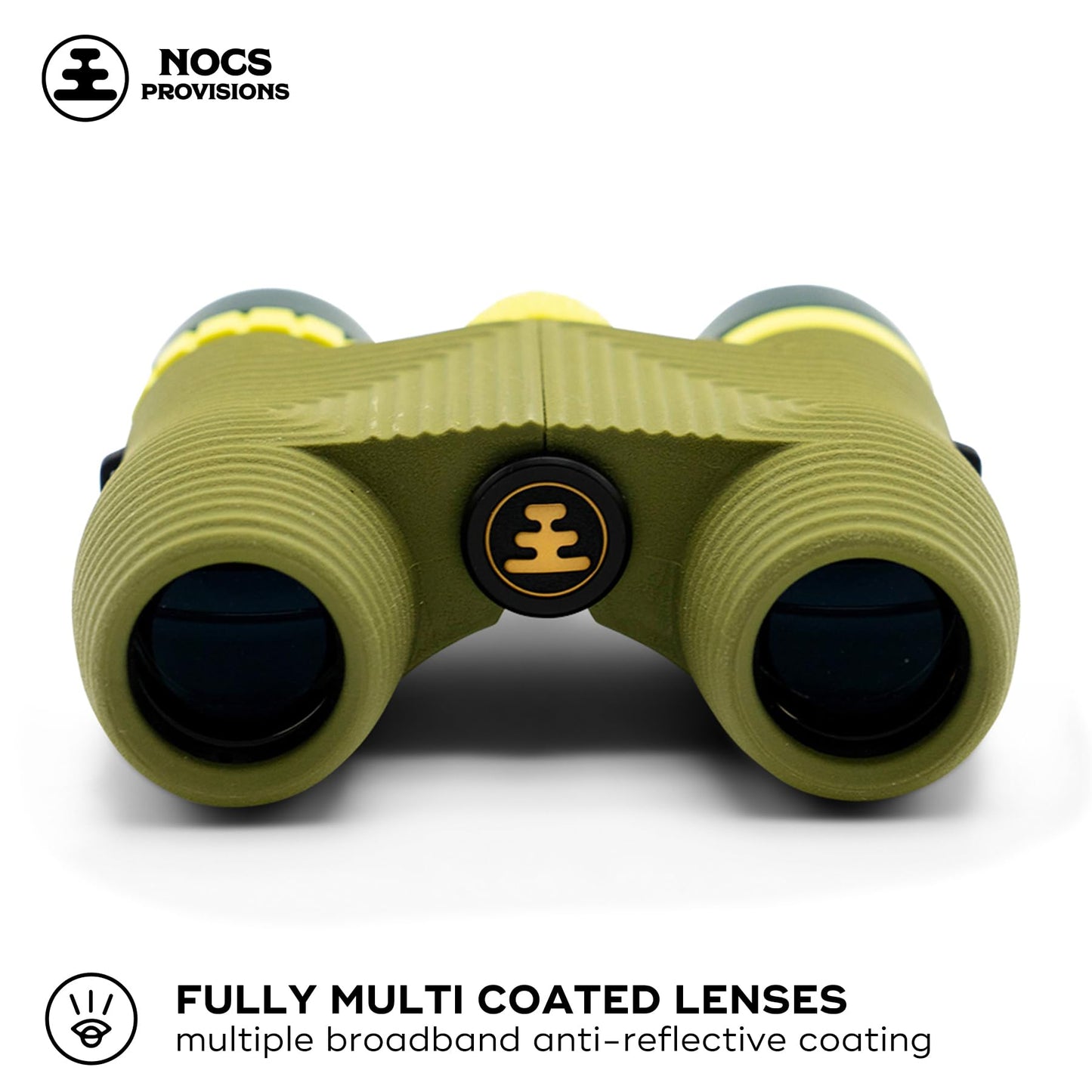 Nocs Provisions Standard Issue 8x25 Waterproof Binoculars, 8X Magnification, Bak4 Prism, Wide View Multi-Coated Lenses for Bird Watching, Hiking & Backpacking - Cobalt Blue II