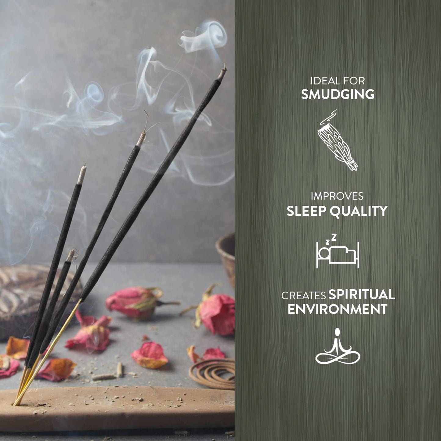 Hem Frankincense Myrrh Incense Sticks - 120 Count | Natural Air Purifying Aromatherapy | Calming and Cleansing Fragrance | Perfect for Meditation and Relaxation | Long-Lasting Burn.