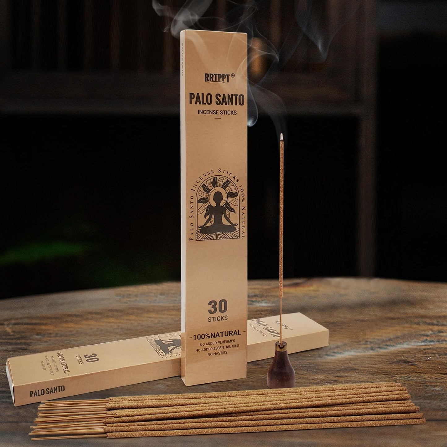 White Sage Incense Sticks (50 Sticks), 100% Natural sustainably harvested White Sage, Suitable for Yoga, Meditation, Relaxation, and Spiritual Purification