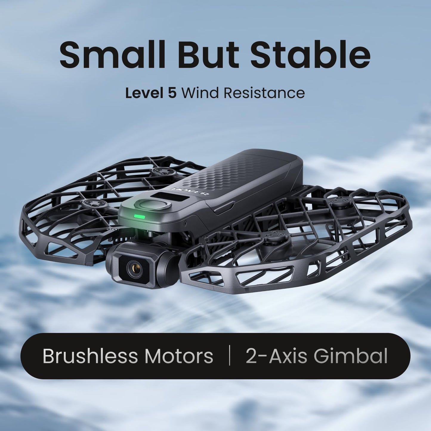 HOVERAir X1 PROMAX 8K Drone with Camera, Foldable Action Flying Camera with 42 KM/H Follow Speed, 15+ Fully Automatic Flight Modes, Fly Anywhere with OmniTerrain, SmoothCapture 2.0(Fly Joy Combo)