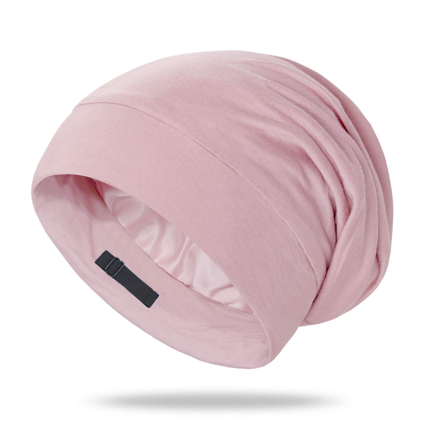 OLESILK 100% Mulberry Silk Bonnet for Sleeping Women, Silk Hair Wrap for Sleeping, Silk Sleep Bonnet for Women&Men, Real Silk, Not Satin, Reddish Brown