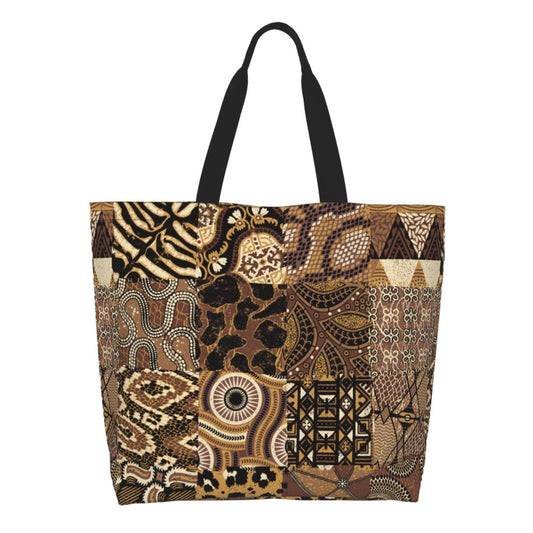 African Ethnic Grocery Bag Africa Shoulder Bag Handbag Shopping African Grocery Bags Tote Bag African Art Bag
